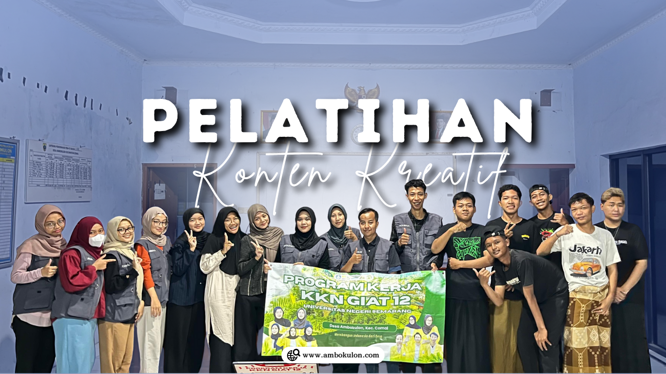 Pelatihan Konten Kreatif IPNU/IPPNU Ranting Ambokulon